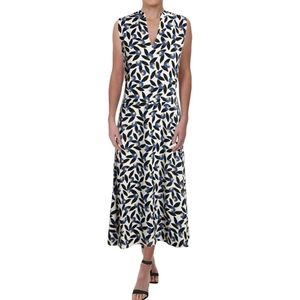 Anne Klein Women's Floral Drawstring Midi Dress